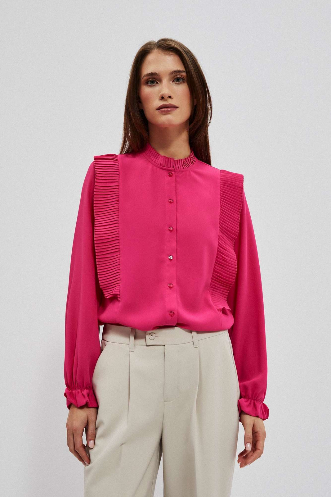 Pleated shirt