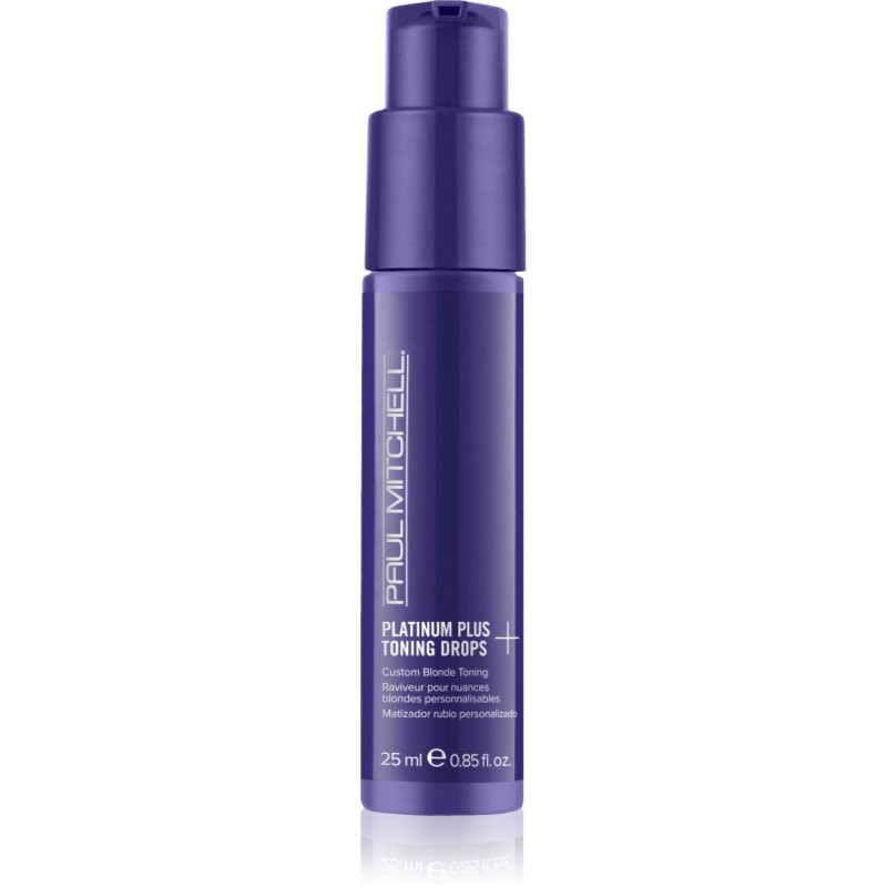 Paul Mitchell Platinum Plus Toning Drops pigmentové kvapky pre zosvetlené, melírované studené blond vlasy 25 ml