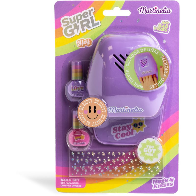 Martinelia Super Girl Nails sada na nechty pre deti 3+