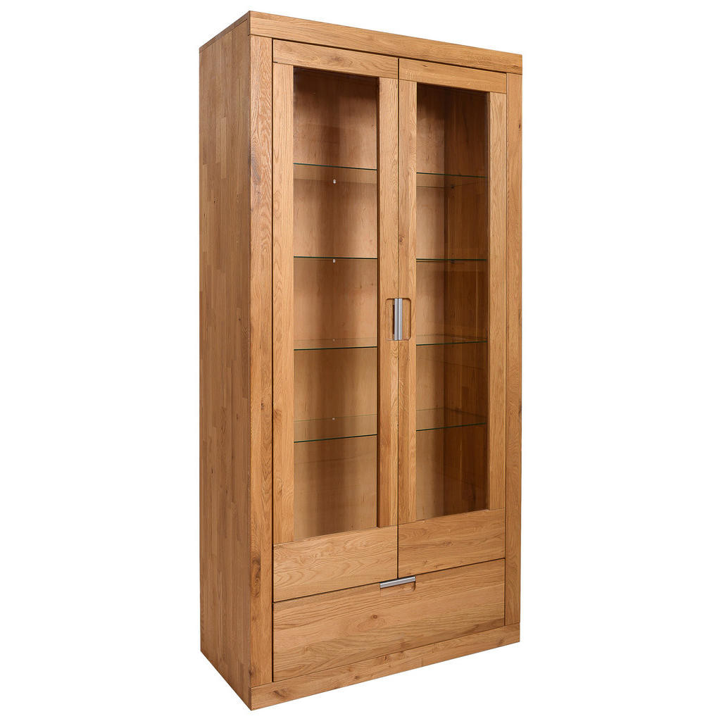 Carryhome VITRÍNA, divoký dub, divoký dub, 95/192/42 cm
