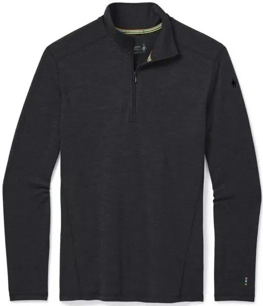 Smartwool M CLASSIC THERMAL MERINO BL 1/4 ZIP B charcoal heather Veľkosť: S
