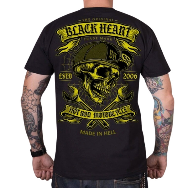 BLACK HEART Satan čierna - M