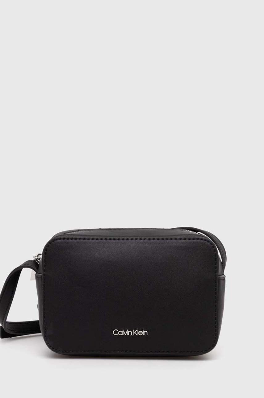 Kabelka Calvin Klein čierna farba, K60K610293