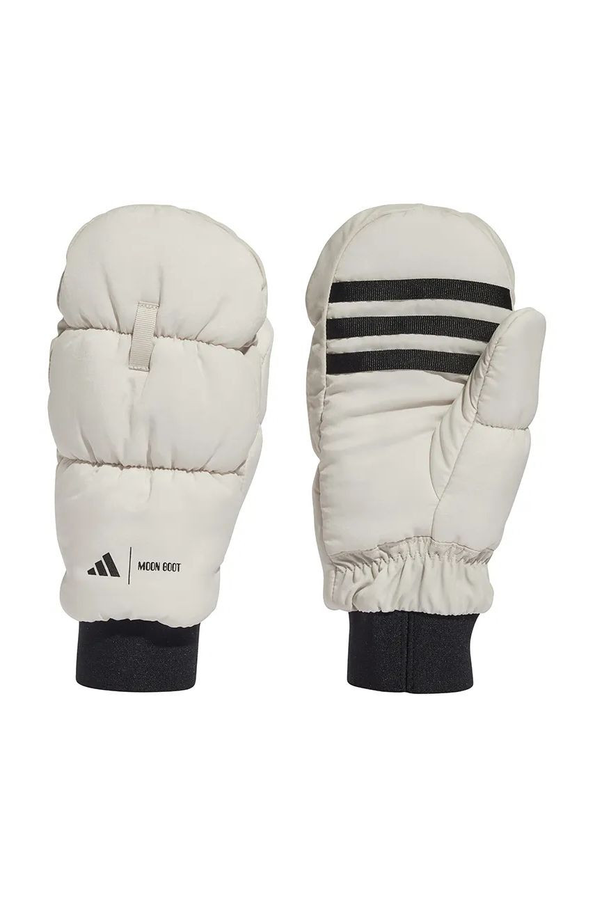 Rukavice adidas x Moon Boot pánske, biela farba, JE1948
