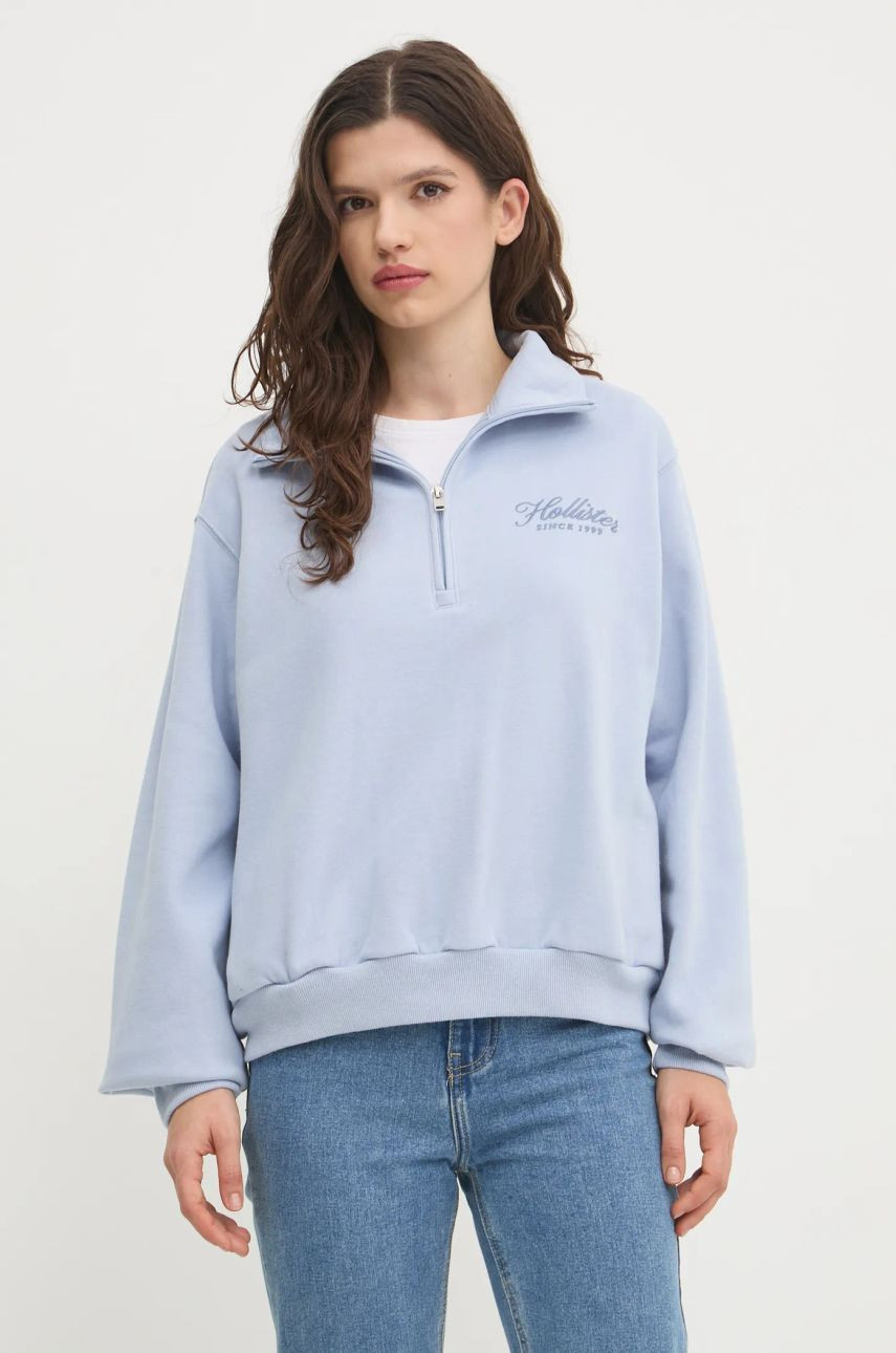 Mikina Hollister Co. dámska, s nášivkou, KI352-4201