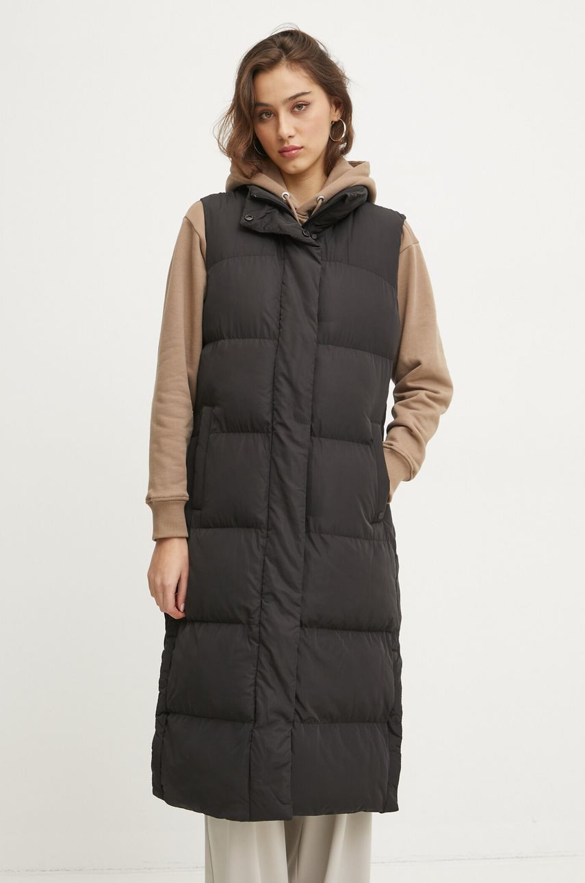 Vesta Superdry dámska, čierna farba, zimná, W5011803A-02A
