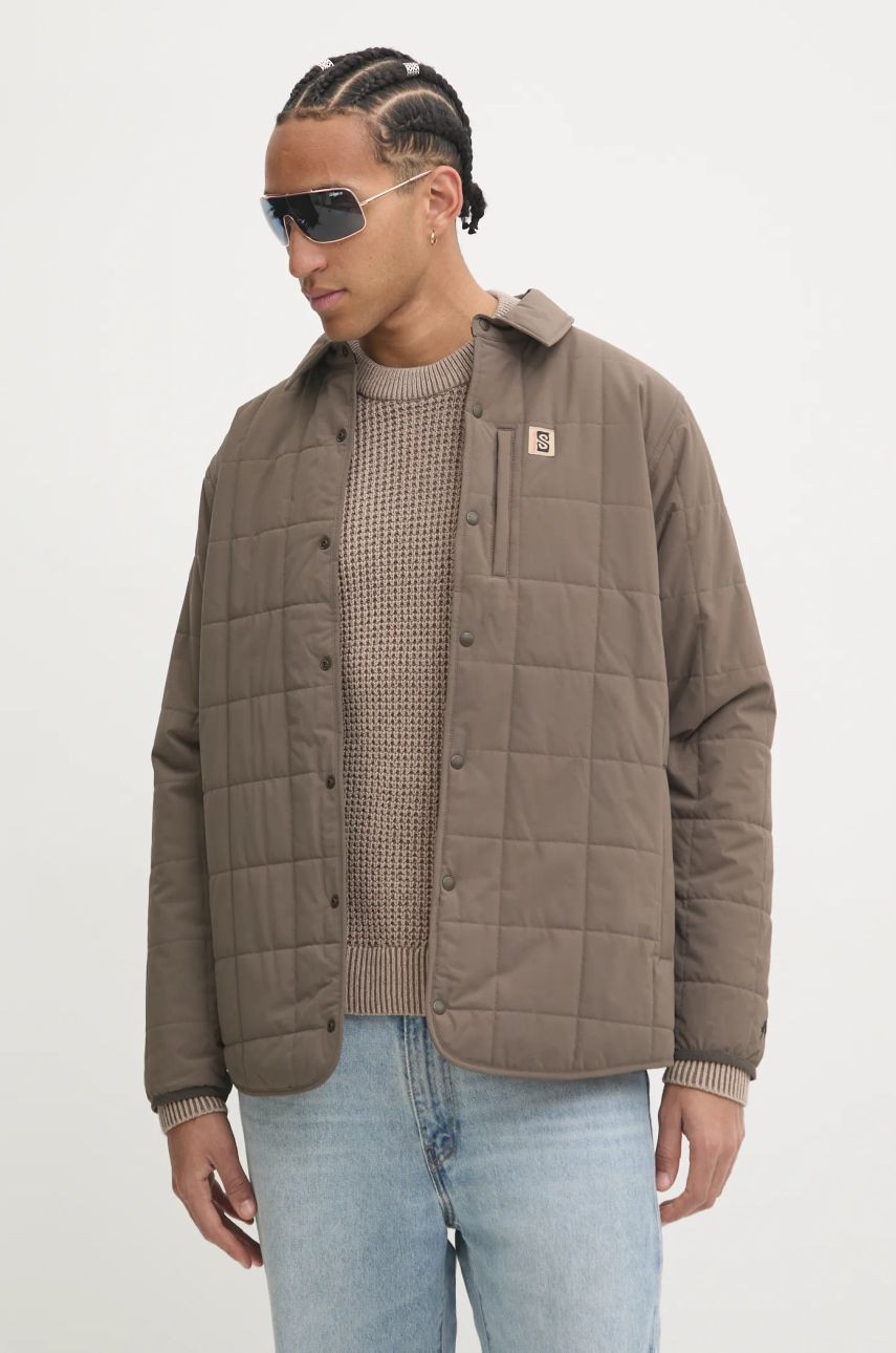 Bunda Rip Curl pánska, hnedá farba, prechodná, 01MMJA