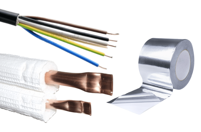 Ideals Set duálneho izolovaného Cu potrubia 1/4 + 3/8 + kábla + pásky (pre rad KAISAI 2,6 kW a 3,5 kW)