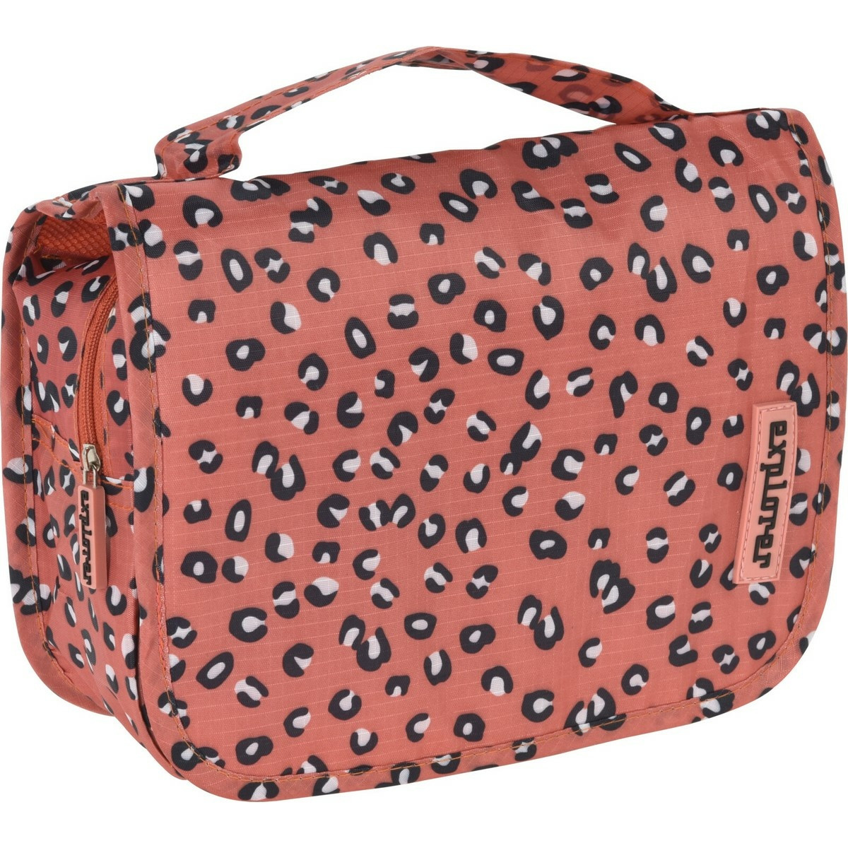 Kozmetická taška s možnosťou rozšírenia, ružová