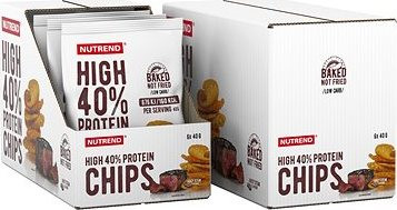 Nutrend High Protein Chips 6× 40 g, juicy steak