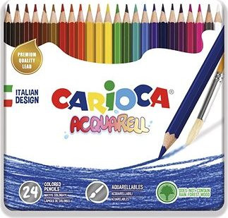 Carioca Akvarelové pastelky 24 ks