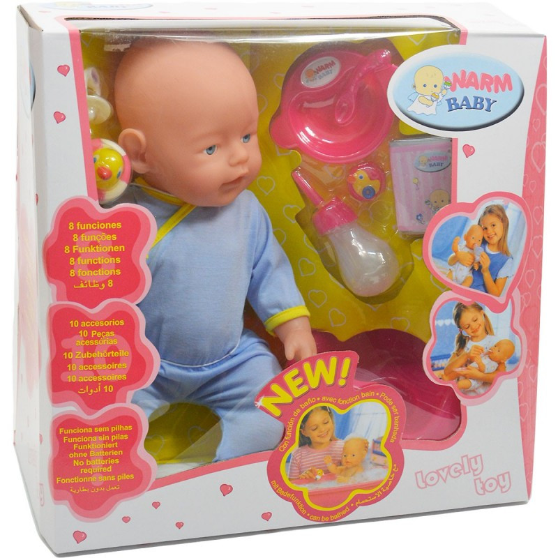 554532 DR Bábika Warm Baby - pije a ciká