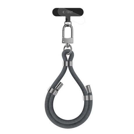 Tech-Protect Wrist Strap šnúrka na mobil, sivá/strieborná