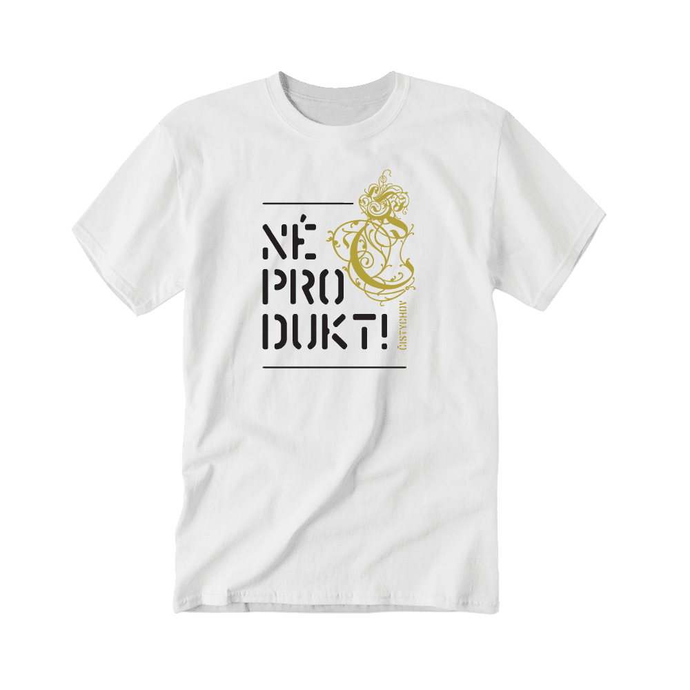 Čistychov tričko Né Produkt! (20th Anniversary Edition) Biela S