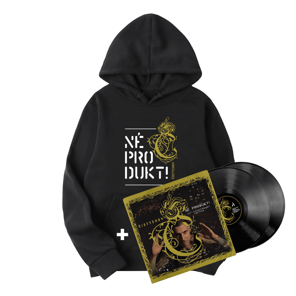 Čistychov, Vinyl Né Produkt! (20th Anniversary Edition) + Mikina Né Produkt! (20th Anniversary Edition), Balík