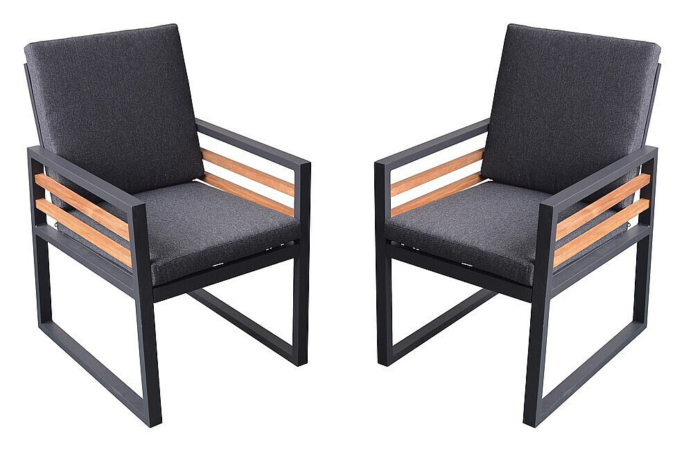 Hliníkové kreslá NEWPORT DUO (2 ks)