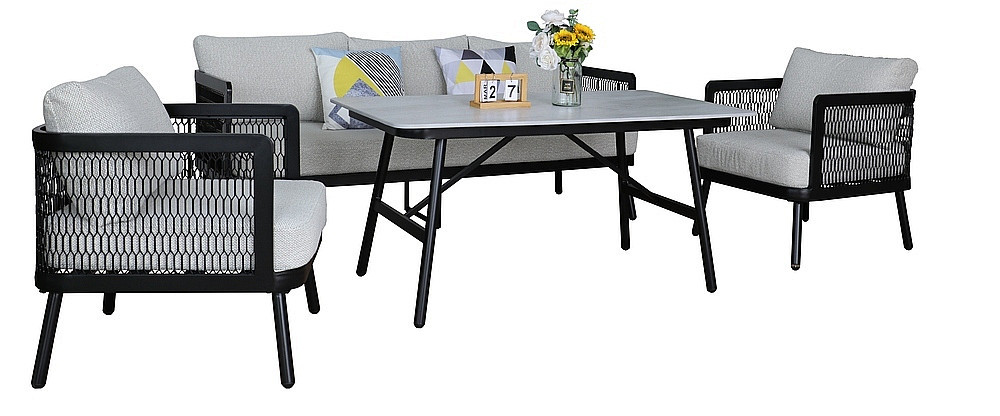 Hliníková zostava pre 5 osôb HERMES