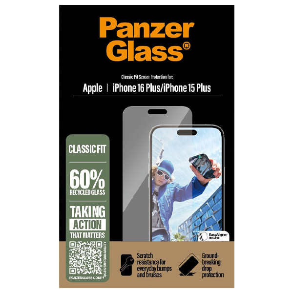 Ochranné sklo PanzerGlass pre Apple iPhone 16 Plus15 Plus 2875