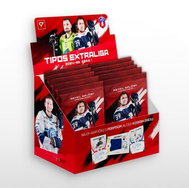 Sportzoo Hokejové karty Tipos Extraliga 2024/25 - Retail box - 1. séria