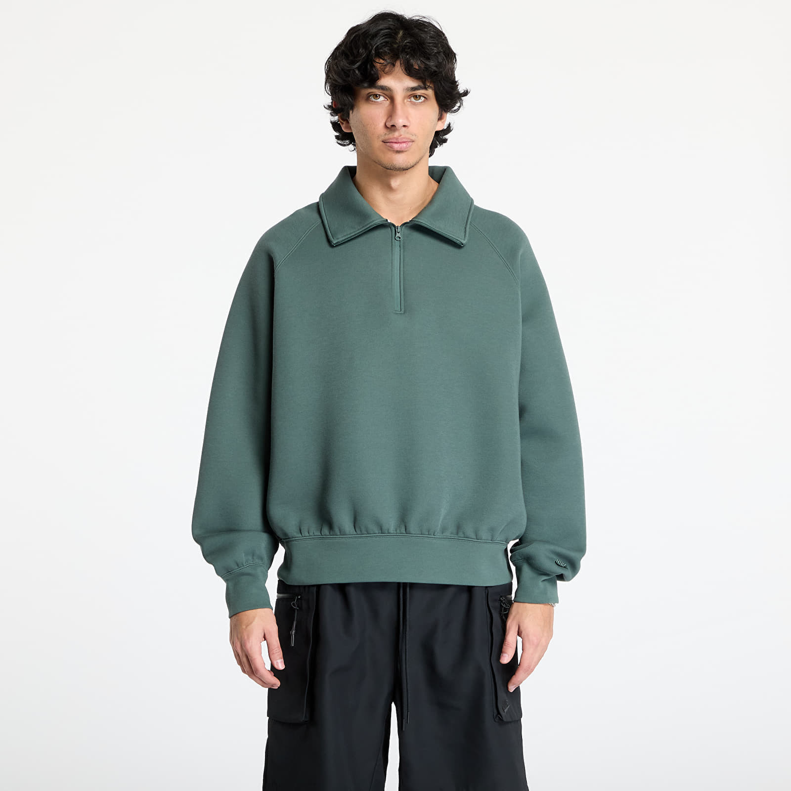 Mikina Nike Sportswear Tech Fleece Men's Half-Zip Top Vintage Green/ Vintage Green M