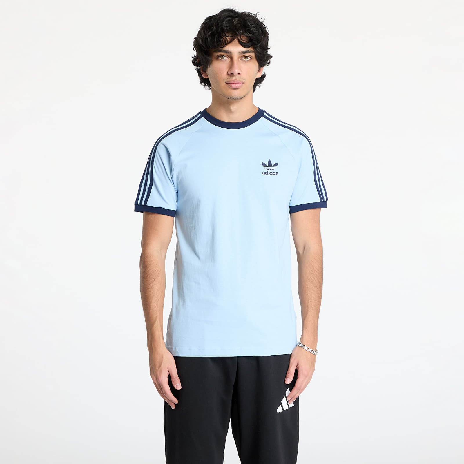 Tričko adidas Adicolor Classics 3-Stripes T-Shirt Clear Sky S