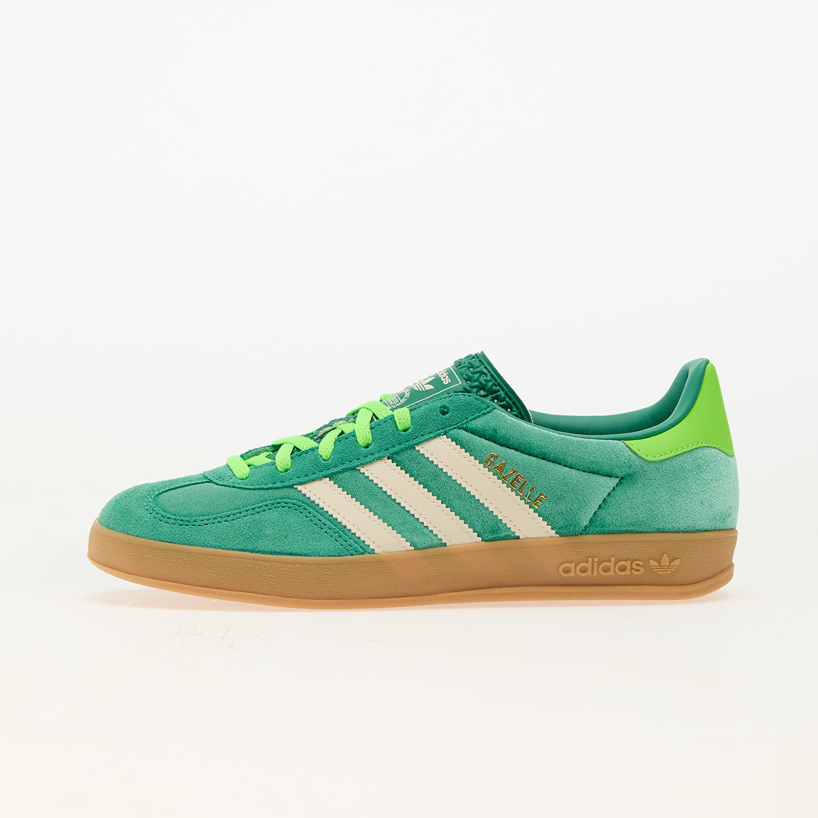 Tenisky adidas Gazelle Indoor W Semi Court Green/ Cream White/ Solar Green EUR 35 1/2