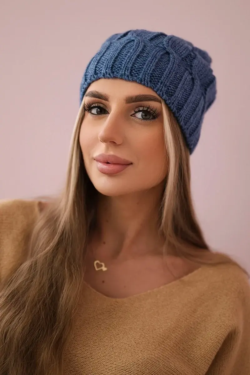 marka niezdefiniowana Čapica s fleece Iwona K221 džínsy