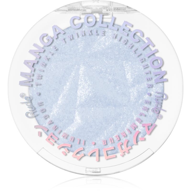 Rude Cosmetics Manga Collection Twinkle Twinkle Highlighter kompaktný púdrový rozjasňovač odtieň Neko-Chan's Paws 4 g