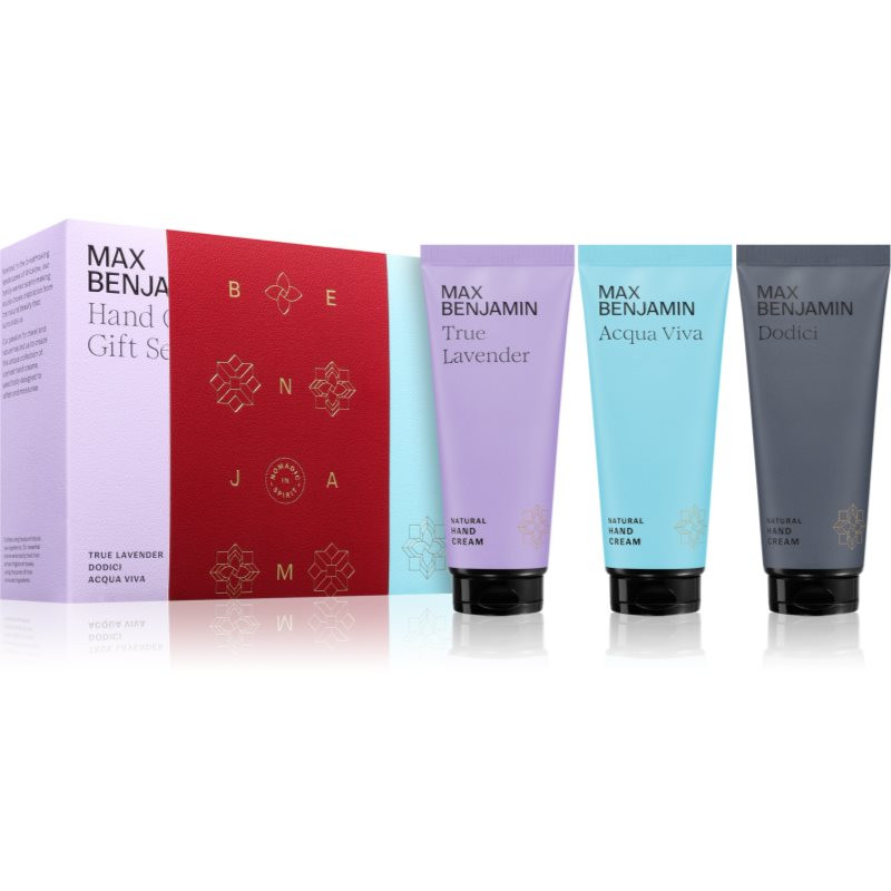 MAX Benjamin Natural Hand Cream Gift Set krém na ruky darčeková sada