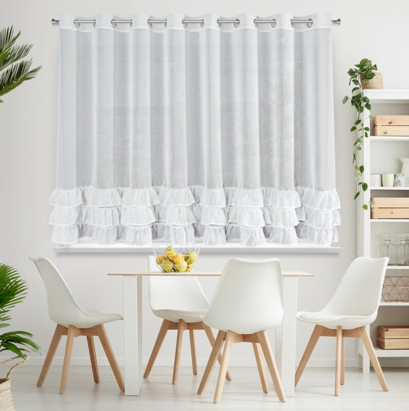 ArtFir Záclona DANI 2 K | biela 400 x 150 cm