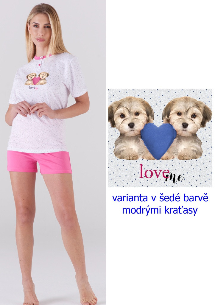 Dámske pyžamo KARELPIU KC6120 L Růžová