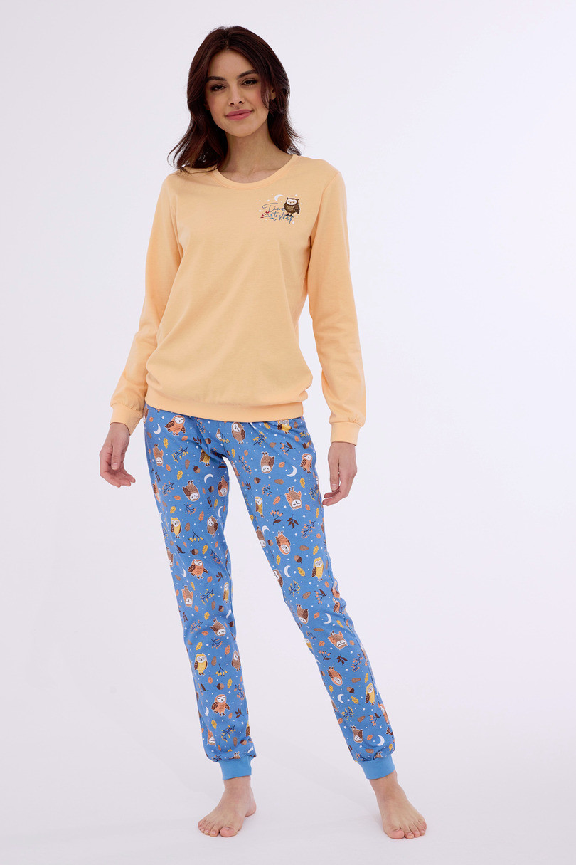 Dámske pyžamo DR 467/373 OWLS oranžová XL