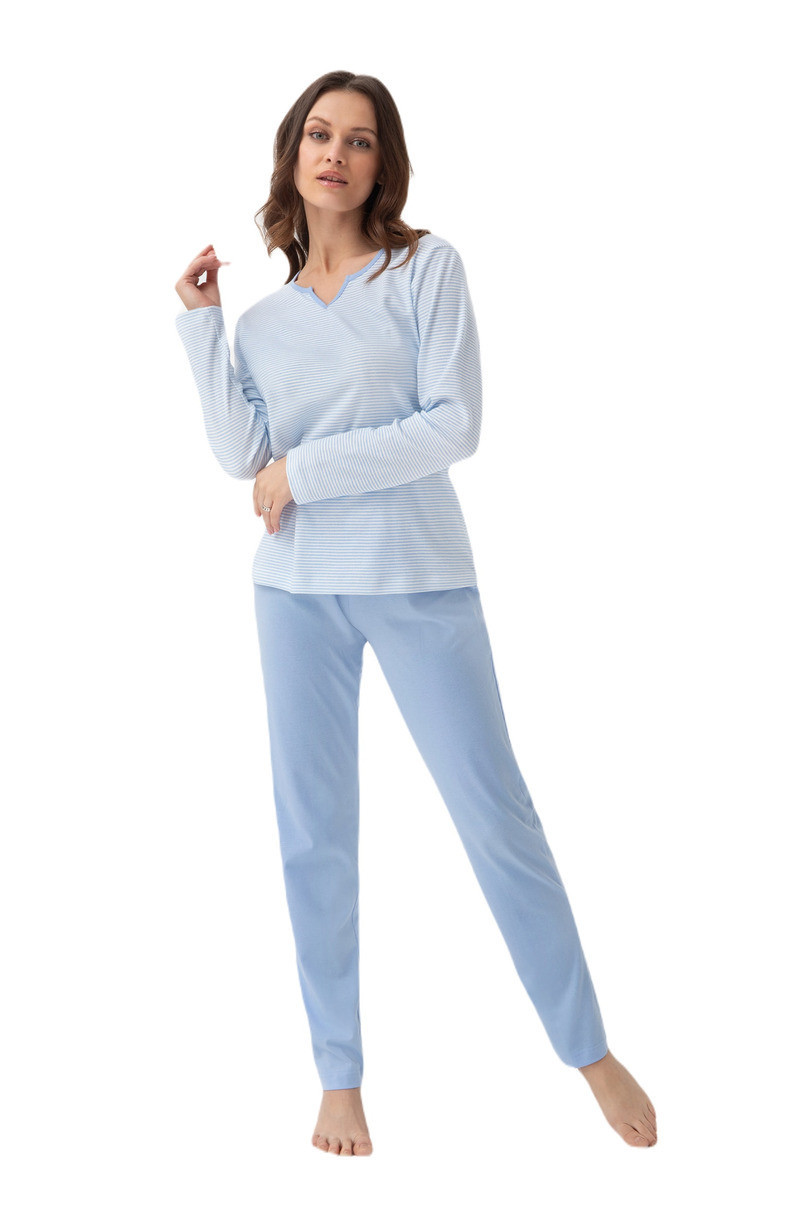 Dámske pyžamo 395 3XL J/24 Modrá XXXL