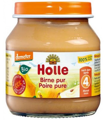 HOLLE bio detská raňajky 100% hruška 125 g