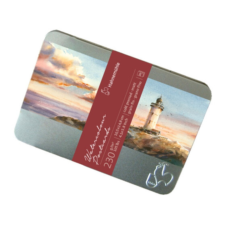 Pohľadnice WatercolourBox od Hahnemühle Cold Pressed 30 ks