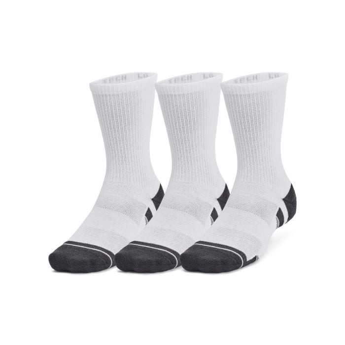 Under Armour Ponožky Performance Tech 3pk Crew White  L
