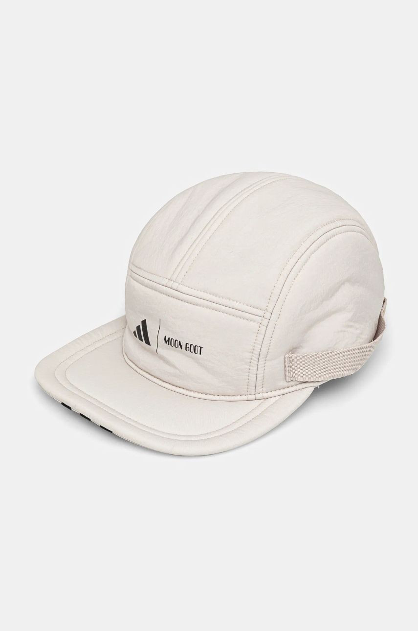 Šiltovka adidas x Moon Boot béžová farba, s potlačou, JE1944