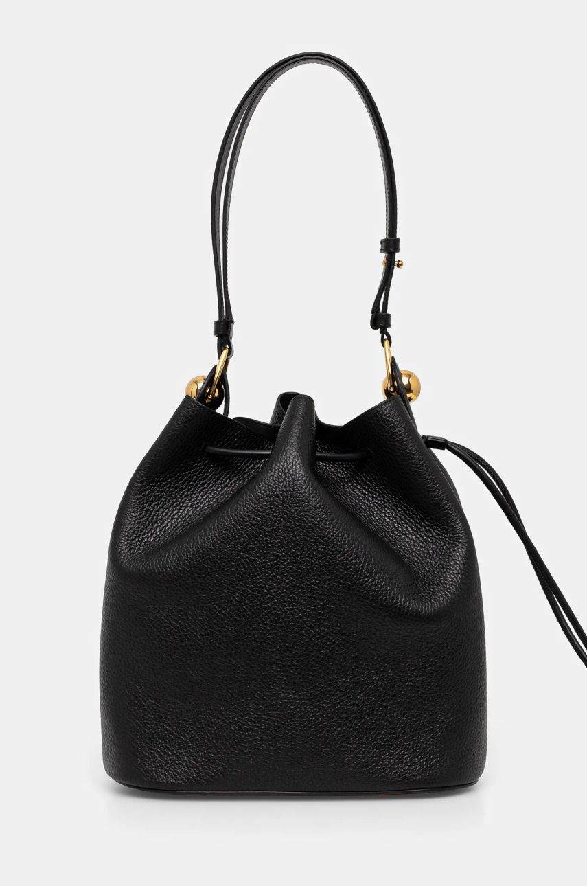 Kožená kabelka Furla čierna farba, WB01449 BX0176 O6000