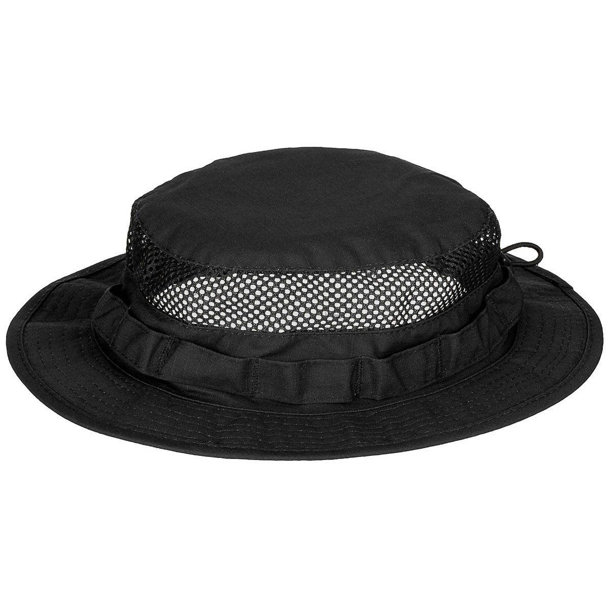 Klobúk MFH Mesh Boonie - čierny, S/M