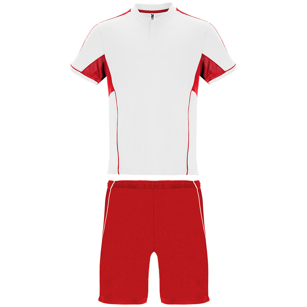 Pánsky športový set Roly Boca - biely-červený, S