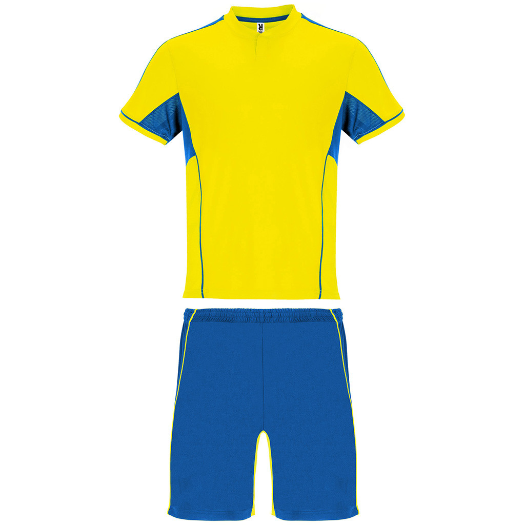 Pánsky športový set Roly Boca - žltý-modrý, S