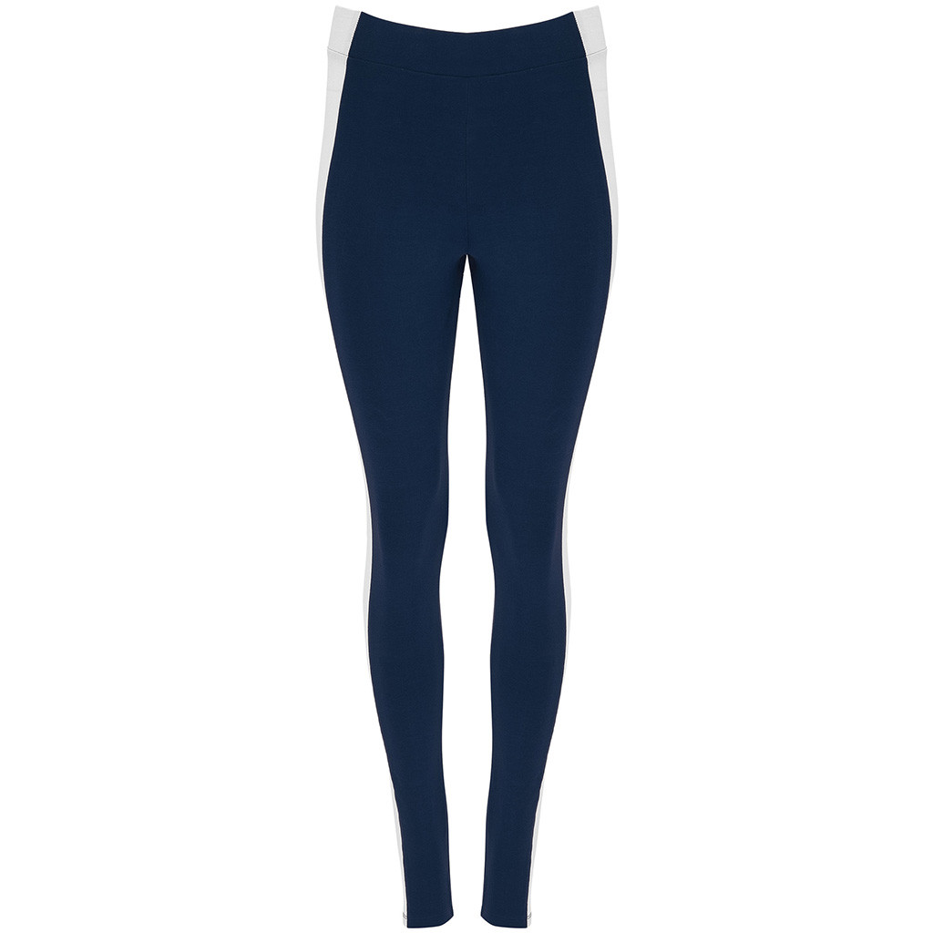 Dámske športové legíny Roly Agia - navy-biele, M