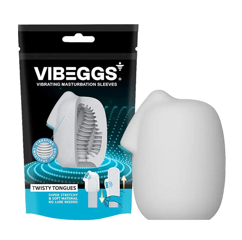 VIBEGGS Twisty Tongues vibračný masturbátor