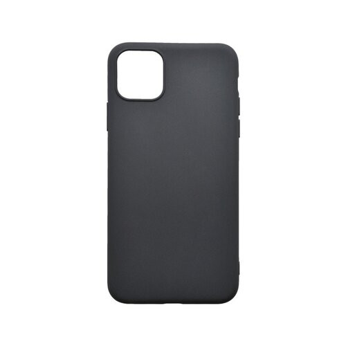 Matné silikónové puzdro iPhone 11 Pro Max čierne