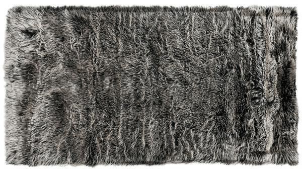 Koberec ALASKA 60x120 cm černý