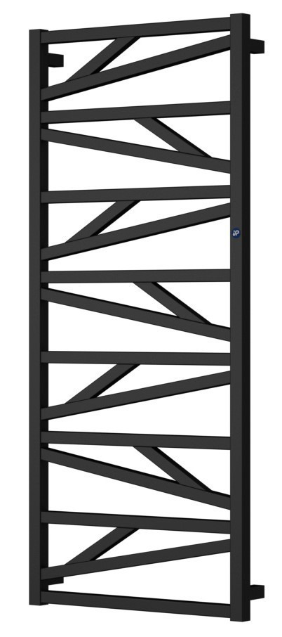 HOPA - Kúpeľňový radiátor TRICK - Farba radiátora - Čierna, Pripojenie radiátora - Klasické (spodný), Rozmer radiátora - 430 × 1187 mm, výkon 480 W RADTRK401231