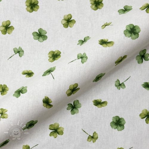 Dekoračná látka premium Four Clover Leaf