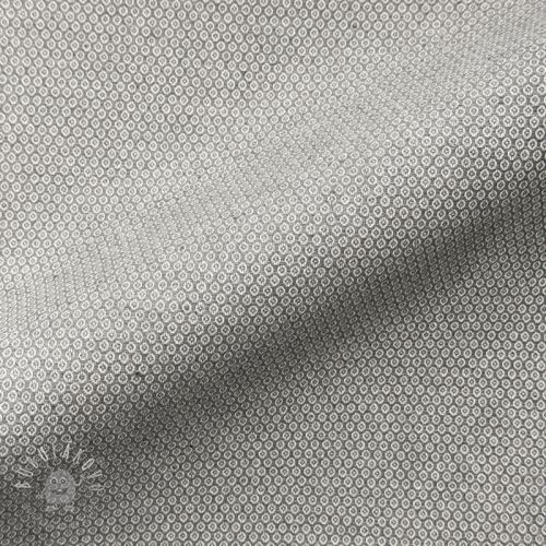 Dekoračná látka DOBBY Coloured Dot grey