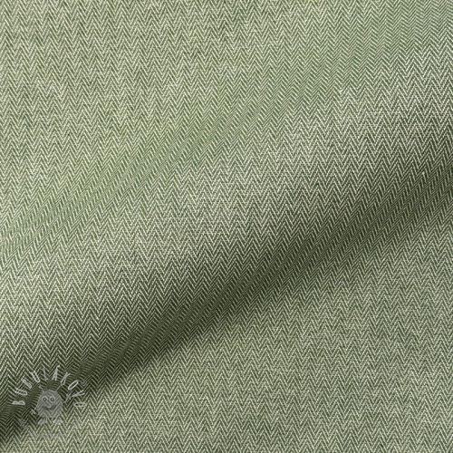 Dekoračná látka DOBBY Zigzag jungle green