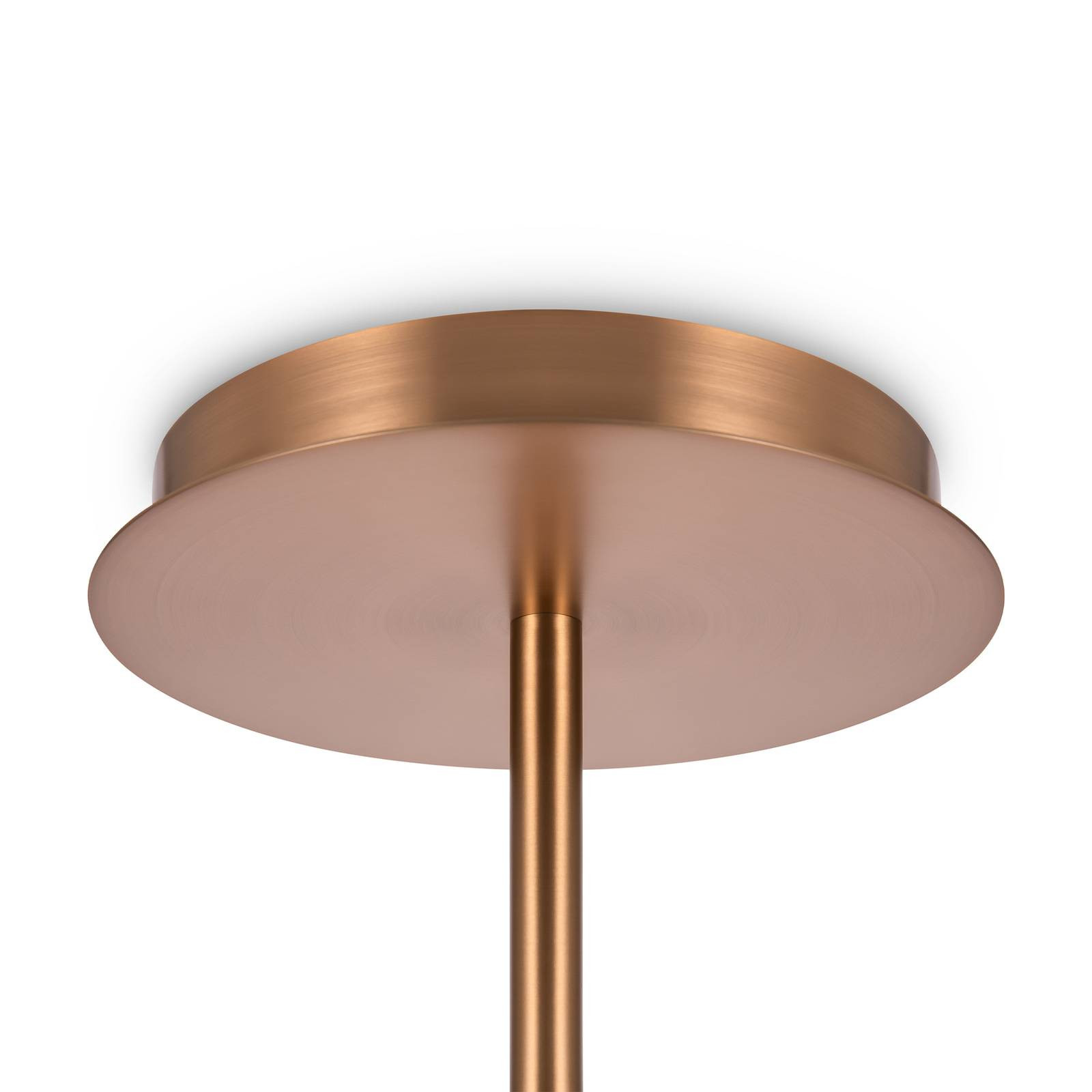 Závesná lampa Maytoni Erich, zlatá farba, kov/sklo Ø 105 cm 12 svetiel.